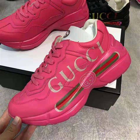 sneakers gucci femme rose|net a porter Gucci shoes.